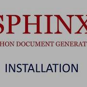 How To Install Sphinx Python Documentation Generation On Mac
