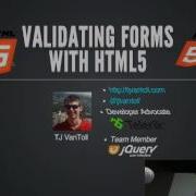 Validating Forms With HTML5