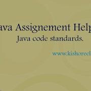 Java Assignment Help Java Code Standards