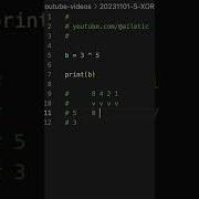 Python XOR Exclusive OR