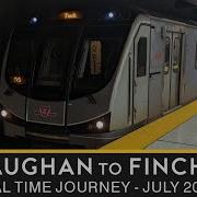 Toronto Transit Commission Real Time Journey Line 1 Vaughan To Finch