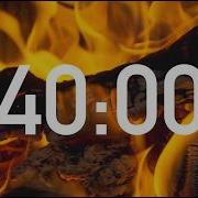 40 Minute Timer Fireplace Ultra HD 4K With Cozy Fireplace Sounds