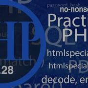 Advance PHP Htmlspecialchars Htmlspecialchars Decode Video 28