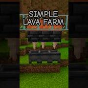 SIMPLE LAVA FARM TUTORIAL In Minecraft Bedrock Edition