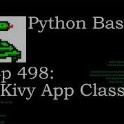 Python Basics Kivy App Class