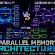What Is Shared Memory UMA Vs NUMA Distributed And Hybrid Memory Parallel Memory Architectures