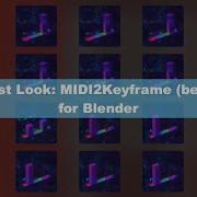 BSLIVE First Look At MIDI 2 Keyframe App For Blender
