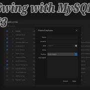 Java Swing And MySQL Select Insert Delete Update And Desing Using FlatLaf Part 3