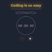How To Make A Stopwatch Site Using HTML CSS JS Codingissoeasy Cssanimationtutorial Css