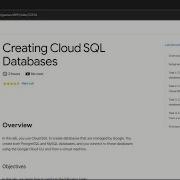 Creating Cloud SQL Databases Qwiklabs Coursera