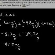 Science 10 Physics Worksheet 5 Freefall Acceleration Due To Gravity Questions 1 And 2