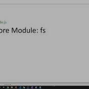 Node Js Core Module Fs Write File