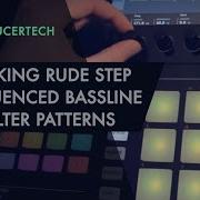 Making Rude Step Sequenced Bassline Filter Patterns With Maschine