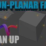 How To Clean Up Bad Geometry Using Non Planar Faces Option In Maya