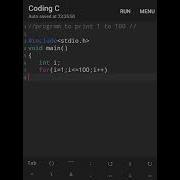C Program To Print 1 To 100 Easy Trick Codding Code Cprogramming Shorts Learncoding Cprogram