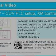 BACnet IP On Ethernet In Building Automation COV PLC Setup IndraControl XM