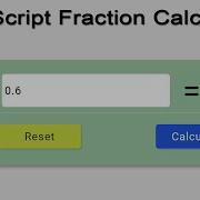 JavaScript Simple Projects For Beginners Fraction Calculator With Source Code