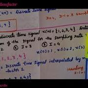 DSP Decimation And Interpolation In DSP Downsampling And Up Sampling Examples