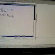 Hello World Using Pen Plotter On Reprap 3d Printer