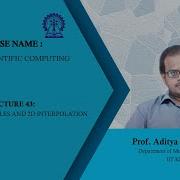 Lecture 43 Analyzing Data Files And 2D Interpolation