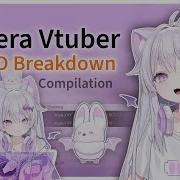 Kithera Vtuber Live2d Breakdown Compilation