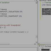 SQL Server Using Snapshot Isolation
