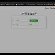 How To Create Age Calculator Angular 8 Calculate Age Using Year Angular
