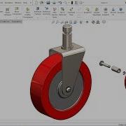 SolidWorks Tutorial Design Of Swivel Caster Wheel