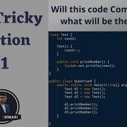 Java Tricky Question Challenge 1 Java Interview Question