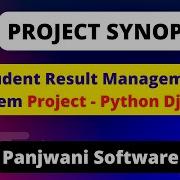 Project Synopsis Student Result Management System Using Python Django Sqlite