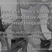 CRASSH I Beyond The Binary Variable I Keynote