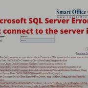 Microsoft SQL Server Error 2 Can Not Connect To The Server Instance Smartoffice Web Biomax