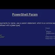 PowerShell Param