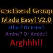 Organic Chemistry Functional Groups Made Easy And Memorizable Version 2 0