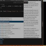 8 1 Tự Học Flutter Animation AnimatedContainer Widget