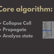 Wave Function Collapse Tutorial 19 Coding Core Algorithm Part 3