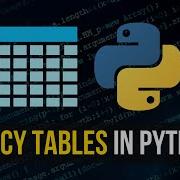 Professional Tables In Python