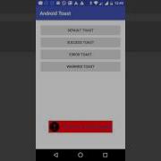 Android Toast Customization Usage