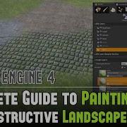 UE4 Painting Textures With Non Destructive Landscape Layers Complete Guide Part 2 3 Tutorial