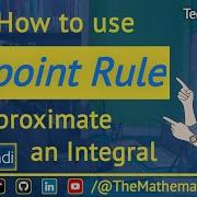 Mid Point Rule For Integration Midpoint Method In Numerical Analysis Lec 10