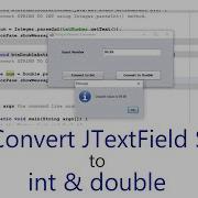 Java Convert JTextField String To Int And Double