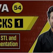 Stacks Basic STL And Implementation Lecture 54 Java And DSA Course