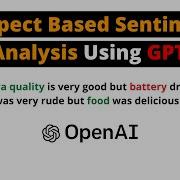 Aspect Based Sentiment Analysis Using GPT 3 Prompt Design