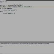 Checking Simple Regular Expression For A Match In Python