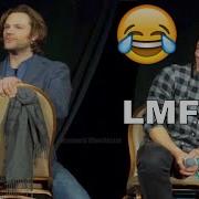 Jensen Can T Stop Laughing At Jared S German Speaking Fail