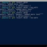 Git Reset HEAD No Edit No VIM In Git Shell
