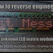 How To Reverse Engineer An Unknown LED Display PCB Data Display DL110
