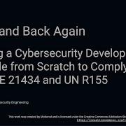 AVCDL Talk There And Back Again Building A Cybersecurity Development Lifecycle SAE WCX 2024