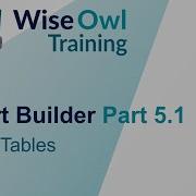 SSRS Report Builder Part 5 1 Basic Tables