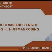 Block To Variable Length Coding III Huffman Coding